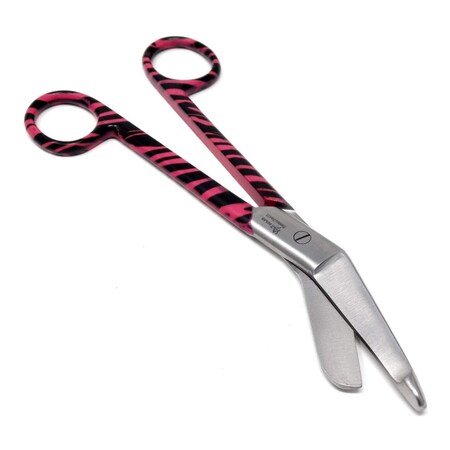 A2Z Scilab Pink Zebra Handle Color Lister Bandage Scissors 7.25" A2Z-ZR022